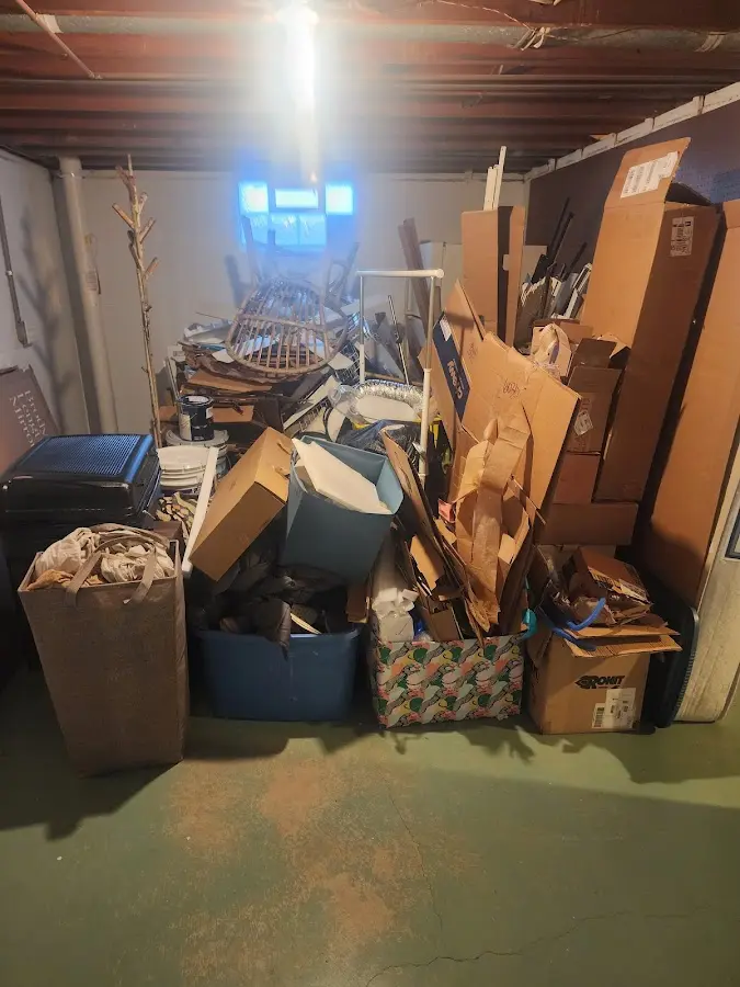 Roll-off dumpster container at job site for Construction Dumpster Rental in Bunnell